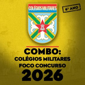 Preparatório Completo para Colégios Militares do Exército com Apostila Impressa (6º ano)