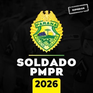 SD PMPR | Soldado Policial Militar Paraná — Curso Completo + Atualização Pós Edital (2026)