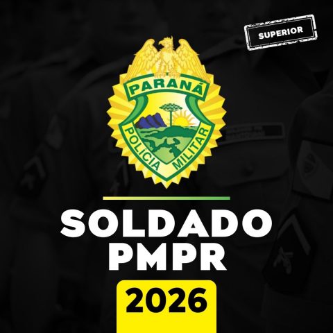 SD PMPR | Soldado Policial Militar Paraná — Curso Completo + Atualização Pós Edital (2026)